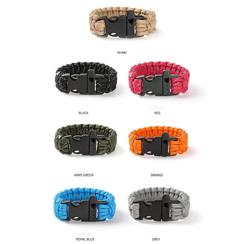 Image of Multiple Color Paracord Bracelets