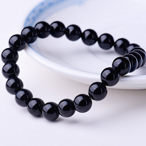 Image of Black onyx stone bracelet