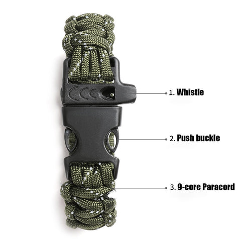 Image of Survival Paracord Bracelet
