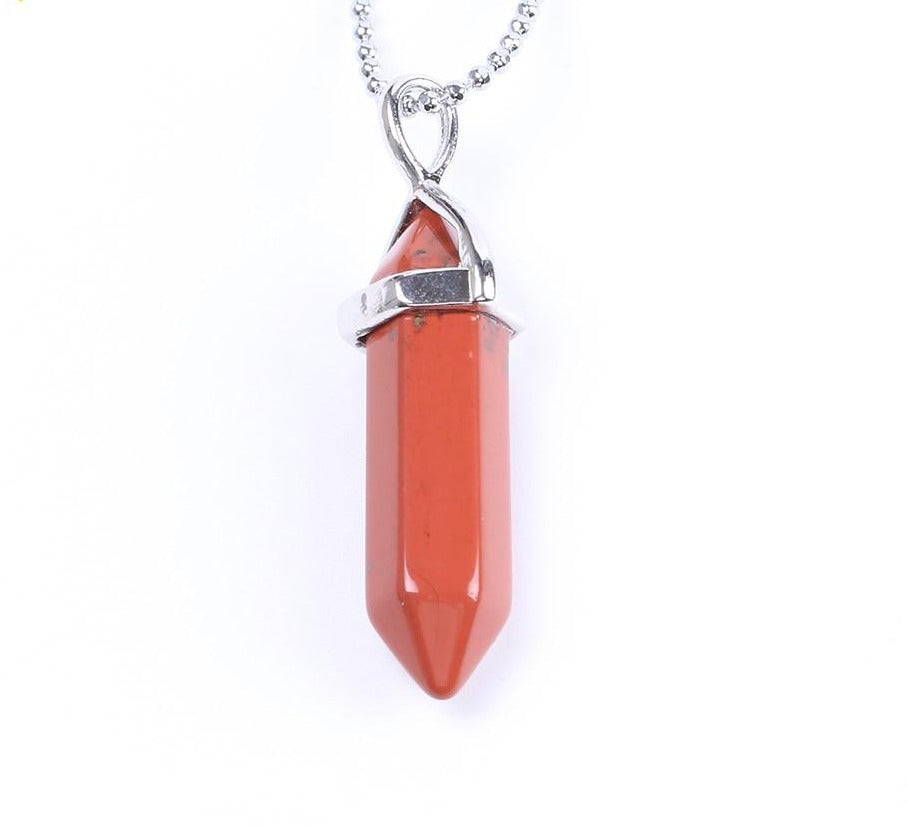 Buy Reiki Crystal Products Red Jasper Oval Pendant With Chain For Unisex  For Vastu & Crystal Healing Online at Best Prices in India - JioMart.