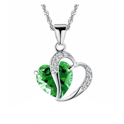 Image of Love Heart Chain Necklace